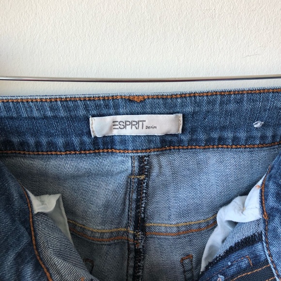 Esprit Medium Wash Straight Leg Denim Jeans - Picture 5 of 7